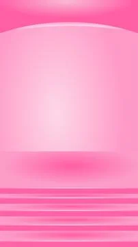 Soft pink gradient background with arched top and layered steps, ideal for .. 스톡 일러스트