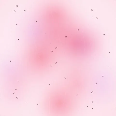 Soft Pink Gradient Background with Bubbles and Grid Overlay Stock Footage 346284055