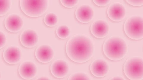 Soft Pink Gradient Spheres Motion Graphics Video stock 345816102