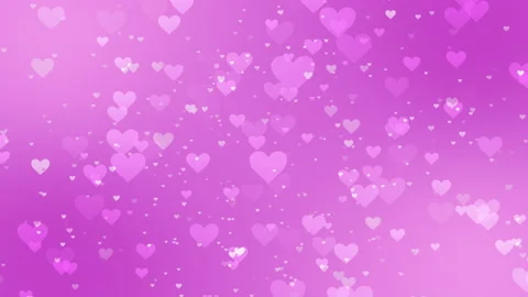 Soft pink hearts background, loopable animation of floating valentines hearts Stock Footage 167283716