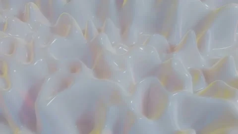 Soft pink moving wave surface with highlights. looped animated background. 3d re Stock-Footage 155565480