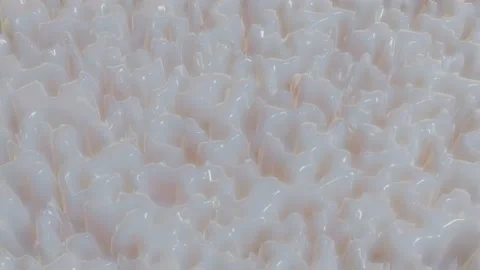 Soft pink moving wave surface with highlights. looped animated background. 3d re Stock Footage 155565494