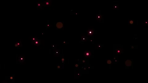 Soft Pink Orange Particles - Warm Bokeh Background Stock Footage 307768590