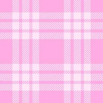Soft pink plaid pattern. A classic tartan check design with a textured, woven Stock Illustration