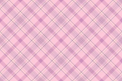 Soft, pink plaid pattern with subtle textures. Evokes a sense of comfort, cla Illustrazione stock