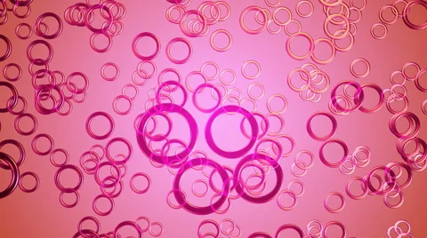Soft pink rings Stock Footage 46994351