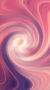 Soft pink swirling abstract background with smooth flowing curves and a lum.. Stock Illustration