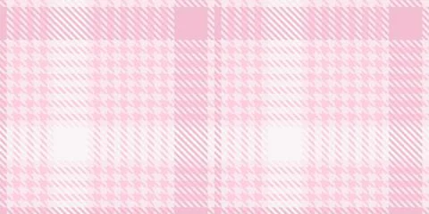 Soft Pink Tartan Plaid Pattern with Diagonal Stripes and White Accent Stock Illustration