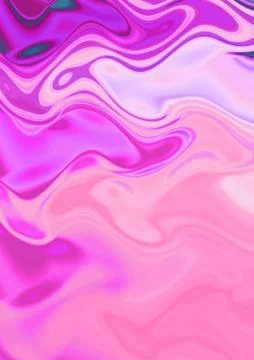 Soft pink violet abstract background liquid marble diffusion forming waves イラスト素材