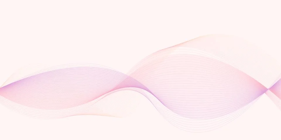 Soft Pink Wave Abstract Background for Beauty Presentation Stock-Illustration