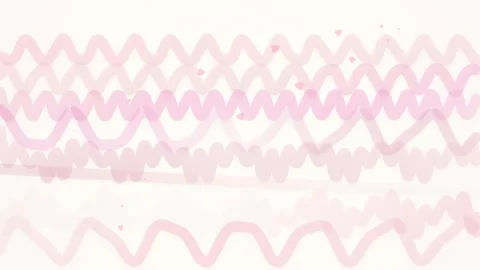 Soft Pink Wavy Lines Abstract Background Motion Graphics Stock Footage 346660518