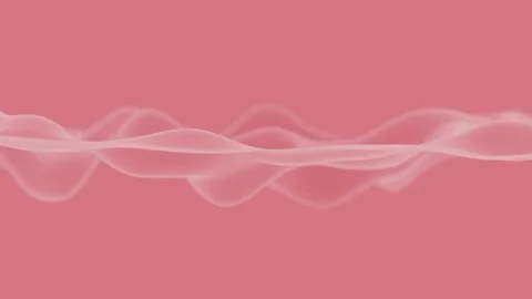 Soft pink wavy lines move across a pink background Stock Footage 333834811