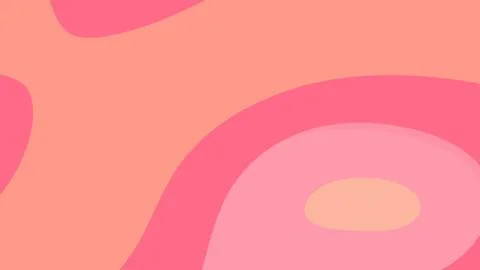 Soft pinks and peaches form sweeping curved shapes creating an abstract, colo 库存插图