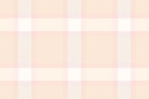 This soft plaid pattern features a gentle pastel aesthetic with delicate pink Illustrazione stock