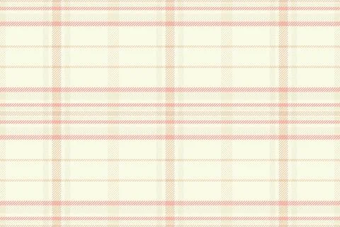 Soft plaid pattern with gentle beige and pink hues. Timeless design, perfect  Stock Illustration