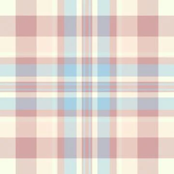 Soft plaid pattern in pastel hues. Versatile textile design for backgrounds,  Stock Illustration