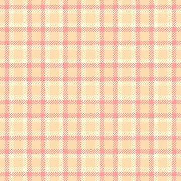 Soft plaid pattern with pink and beige hues. Ideal for backgrounds, textiles, Stock Illustration