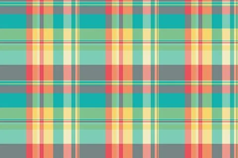 Soft plaid vector pattern, 1970s seamless background fabric. October textil.. Illustrazione stock