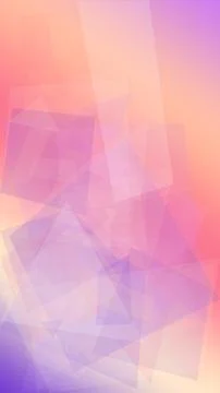 Soft polygon shapes form an abstract geometric background in pastel pink an.. Stock Illustration