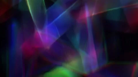 Soft Prismatic Light Shards Abstract VJ Background Loop Stock Footage 333291096