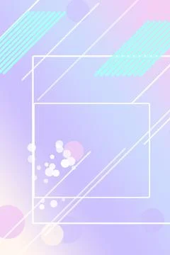 Soft purple abstract background featuring layered squares, scattered bokeh .. Stock Illustration