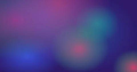 Soft purple and blue gradient background with blurry light circles and subt.. Illustrazione stock