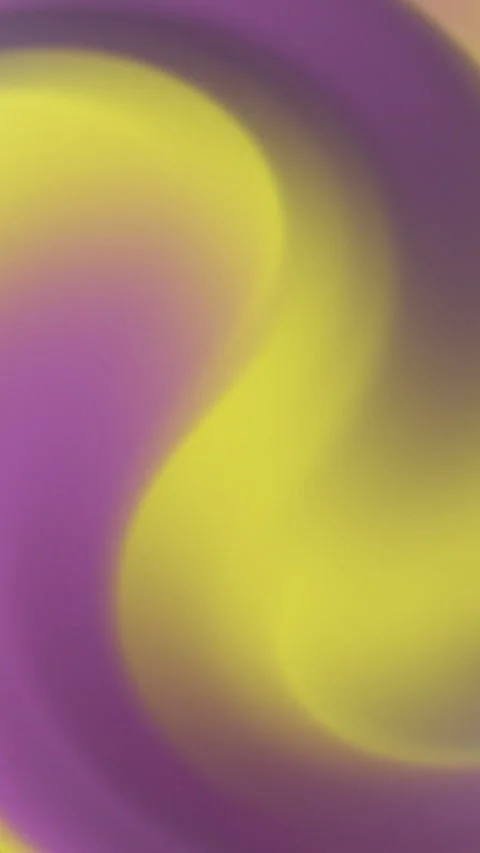 Soft purple and yellow gradients flow in smooth, curving waves Stock Footage 336874366
