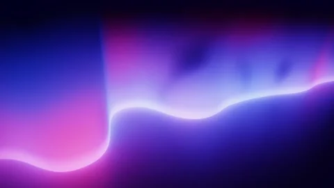 Soft purple blue gradient wave with neon glow loop background. Stock Footage 347205122
