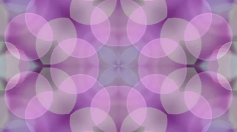 Soft Purple Bokeh Background. Circle Art Animation. 4K Abstract Kaleida Texture Vidéo 60114063