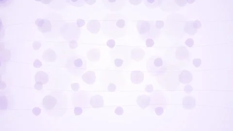 Soft Purple Bokeh Lights and Gentle Waves Background - Abstract Dreamy Overla Stock Footage 346659807