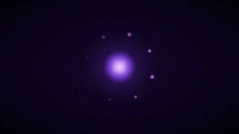 Soft Purple Glowing Light Orb Pulse Loop Animation Lupus Awareness 4K 스톡 동영상 333404842