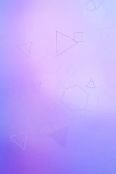 Soft purple gradient backdrop with subtle outlined geometric shapes creates.. 스톡 일러스트
