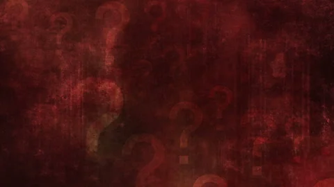 Soft question marks looping red grunge texture abstract animated background Stock Footage 252866302