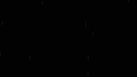 Soft rainfall and withuot wind elements effect on the black screen Stock Footage 234424602
