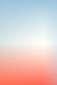 Soft red to blue gradient abstract background with light center and minimalist Stock Illustration