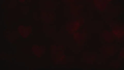 Soft Red Hearts Bokeh Background Stock Footage 265875154