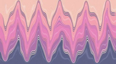 Soft retro colorful background pattern. wavy soft color wallpaper retro colors Stock Illustration