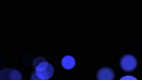 Soft Rising Bubbles of Bokeh Light Lens Effects Air Stock Footage 143909128