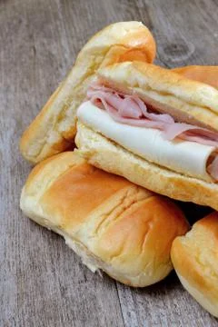 Soft rolls Stock Photos