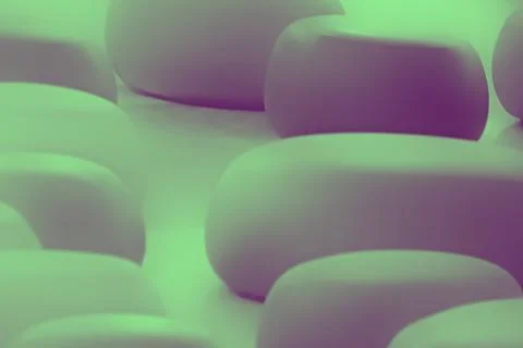 Soft rounded abstract pill shapes Stock Photos