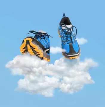 Soft running and walking concept Stock Photos