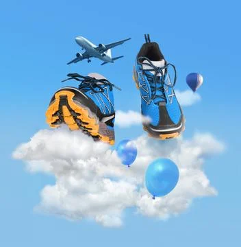 Soft running and walking concept Stock Photos
