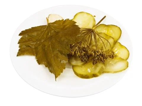 Soft-salted Cucumbers Stock Photos