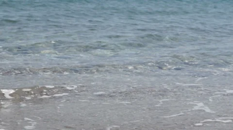 Soft sea waves - close up Stockbeeldmateriaal 29164080