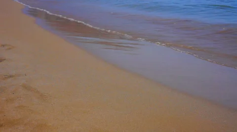 Soft sea waves Stock Footage 39934287