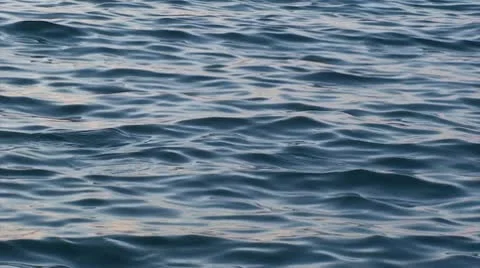 Soft sea waves with small ripples Vidéo 10721678