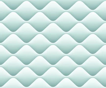 Soft seamless pattern with waves in light blue. EPS 10 vector Illustrazione stock