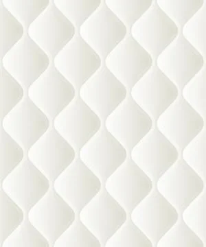 Soft seamless pattern with waves in white. EPS 10 vector Illustrazione stock