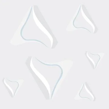 Soft seamless pattern in white Illustrazione stock