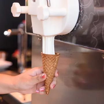 Soft serve ice cream Stock Photos